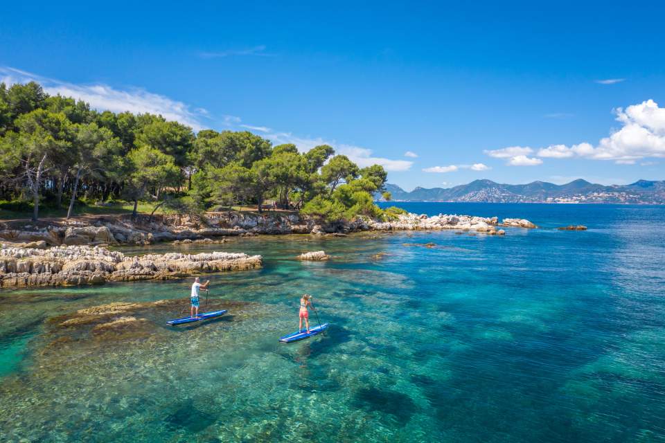 Paddle dans les îles de Lerins à Cannes, Le Cavendish Boutique Hotel Cannes 