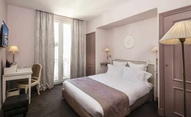 chambre de l'hôtel Le Cavendish · Boutique Hotel Cannes 